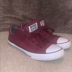 Maroon Converse